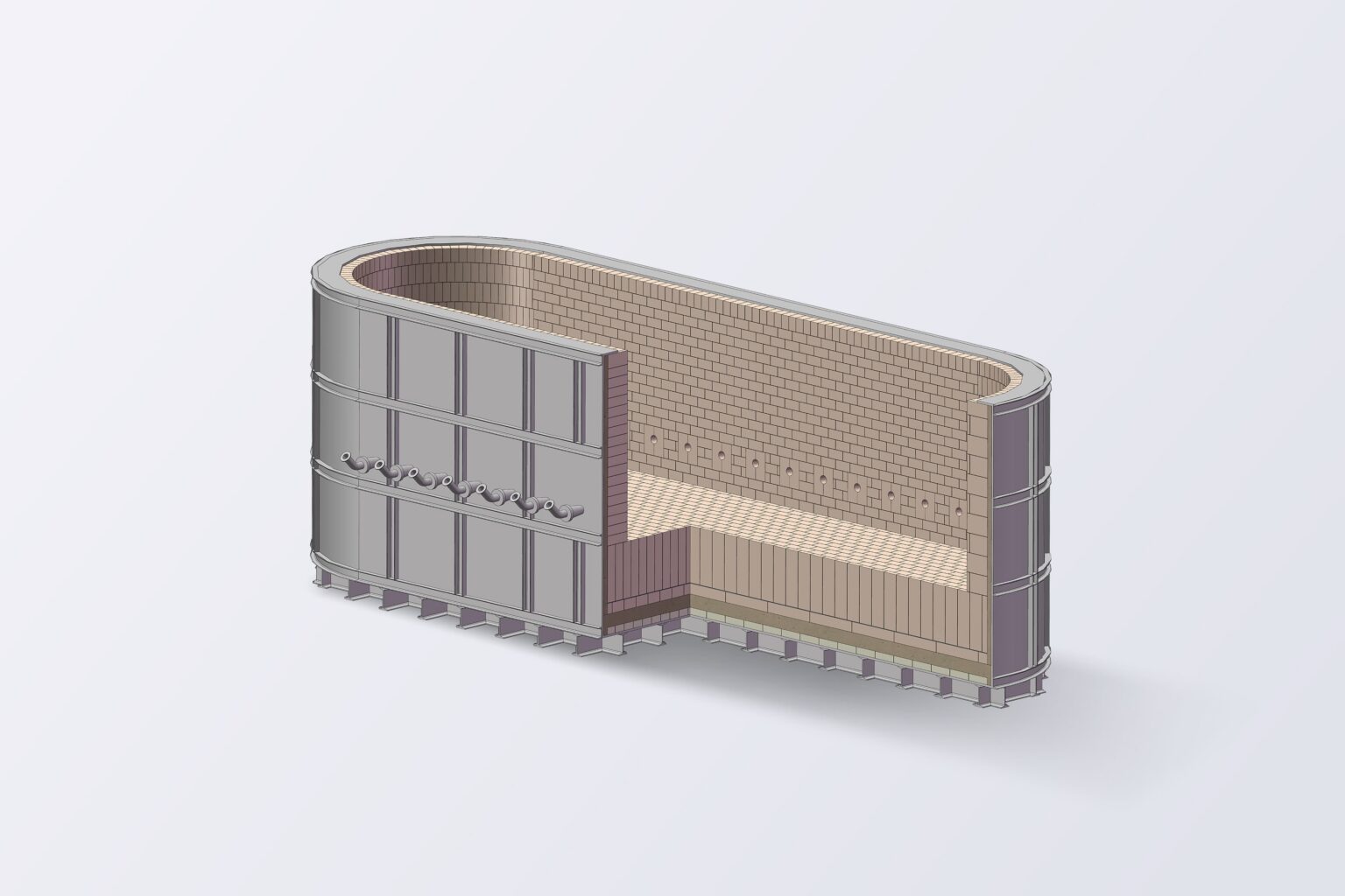 Industrial Hazardous Waste Side Blown Furnace